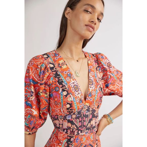 Anthropologie Floral Maxi Dress - Picture 3 of 10